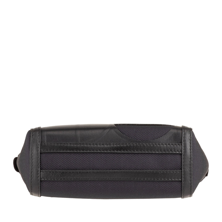 DUDU Sac fourre-Tout en Cuir et Tissu pour Femme - Sac à Main, Sac à bandoulière au Design géométrique, Shopping élégant et Polyvalent pour Un Usage Quotidien