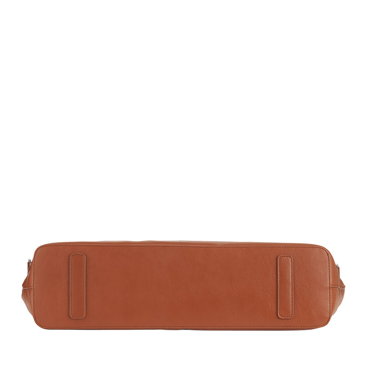 DUDU Grand Sac Femme en Cuir Souple, Grand Sac à Bandoulière avec Bandoulière Amovible, Sac à Main avec Deux Poignées et Fermeture Éclair