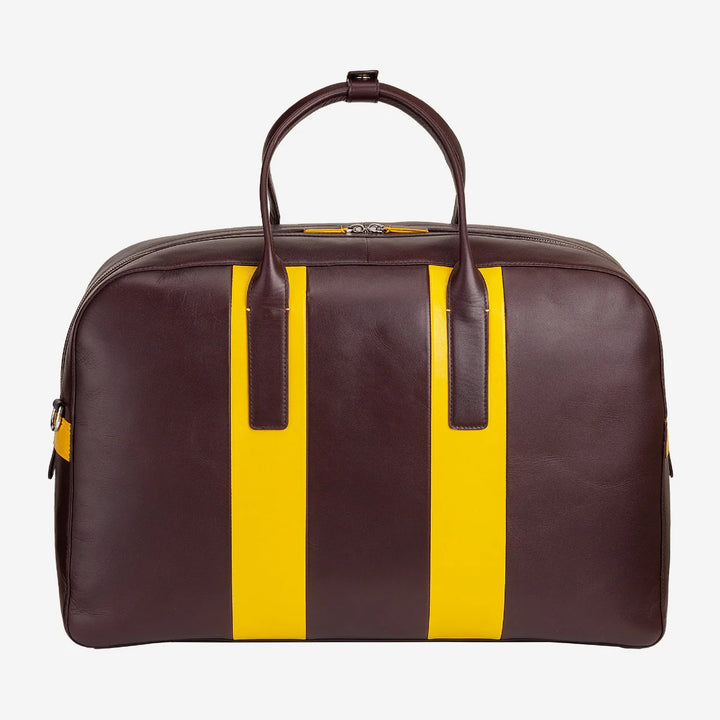 DUDU Sac à bandoulière de voyage en cuir, sac de sport de week-end pour hommes et femmes, grand 32 L, sac de voyage de week-end 49 cm