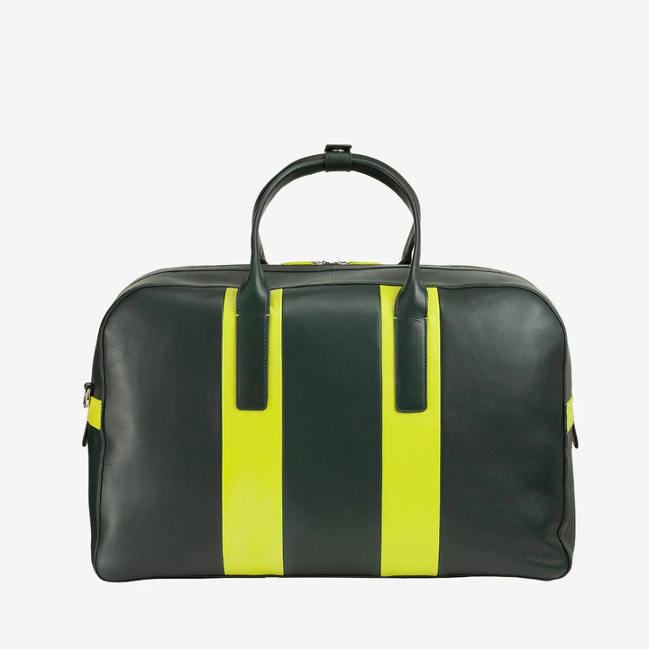 DUDU Sac à bandoulière de voyage en cuir, sac de sport de week-end pour hommes et femmes, grand 32 L, sac de voyage de week-end 49 cm