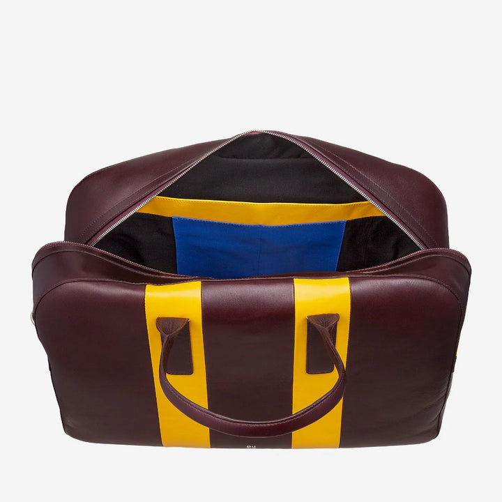DUDU Sac à bandoulière de voyage en cuir, sac de sport de week-end pour hommes et femmes, grand 32 L, sac de voyage de week-end 49 cm