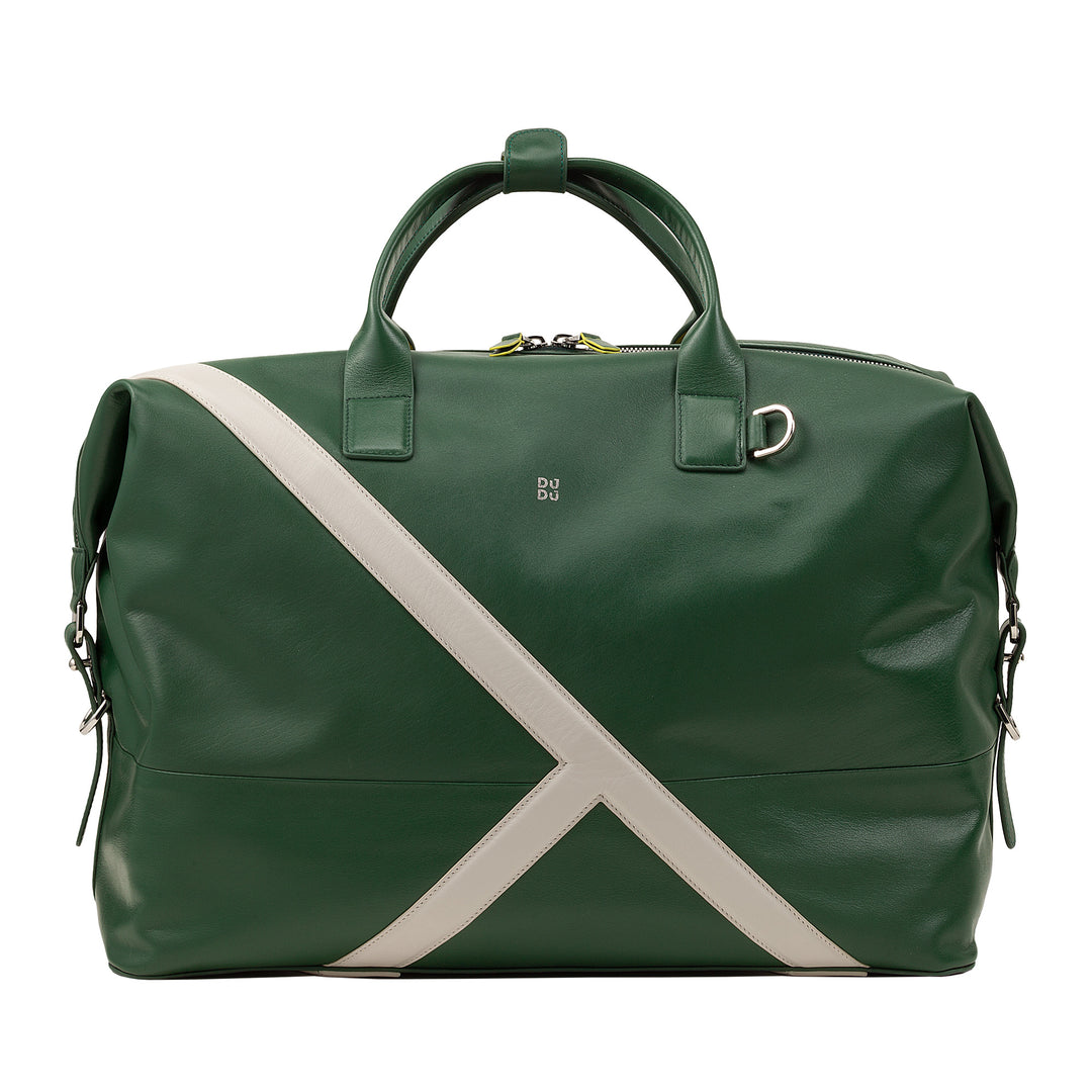 DUDU Sac de sport en cuir pour tennis, 28 litres, édition limitée, bandoulière amovible, fermeture éclair, week-end pour voyage, sac de sport en cuir