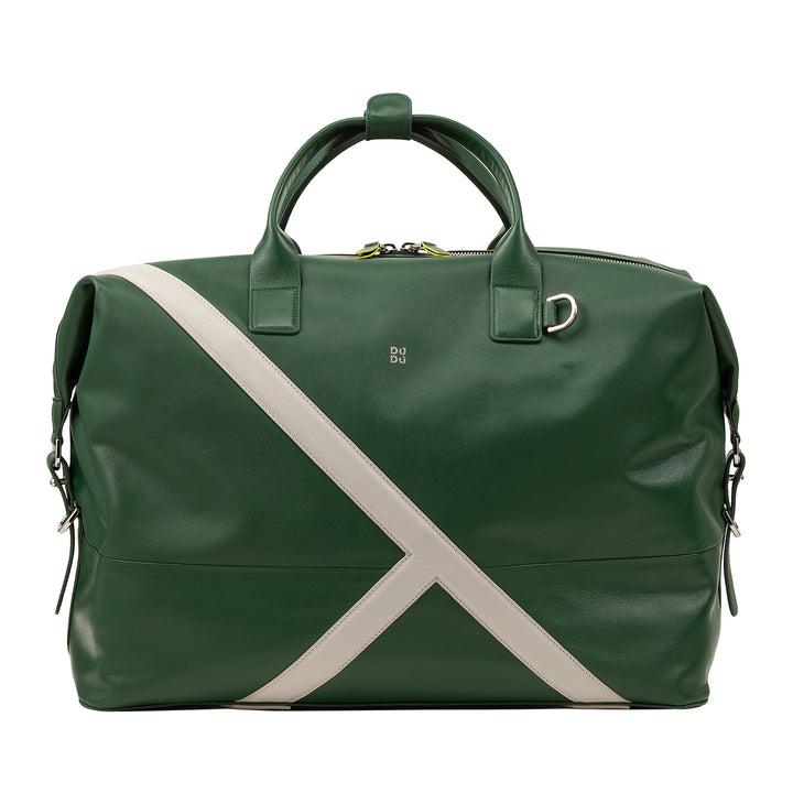 DUDU Sac de sport en cuir pour tennis, 28 litres, édition limitée, bandoulière amovible, fermeture éclair, week-end pour voyage, sac de sport en cuir