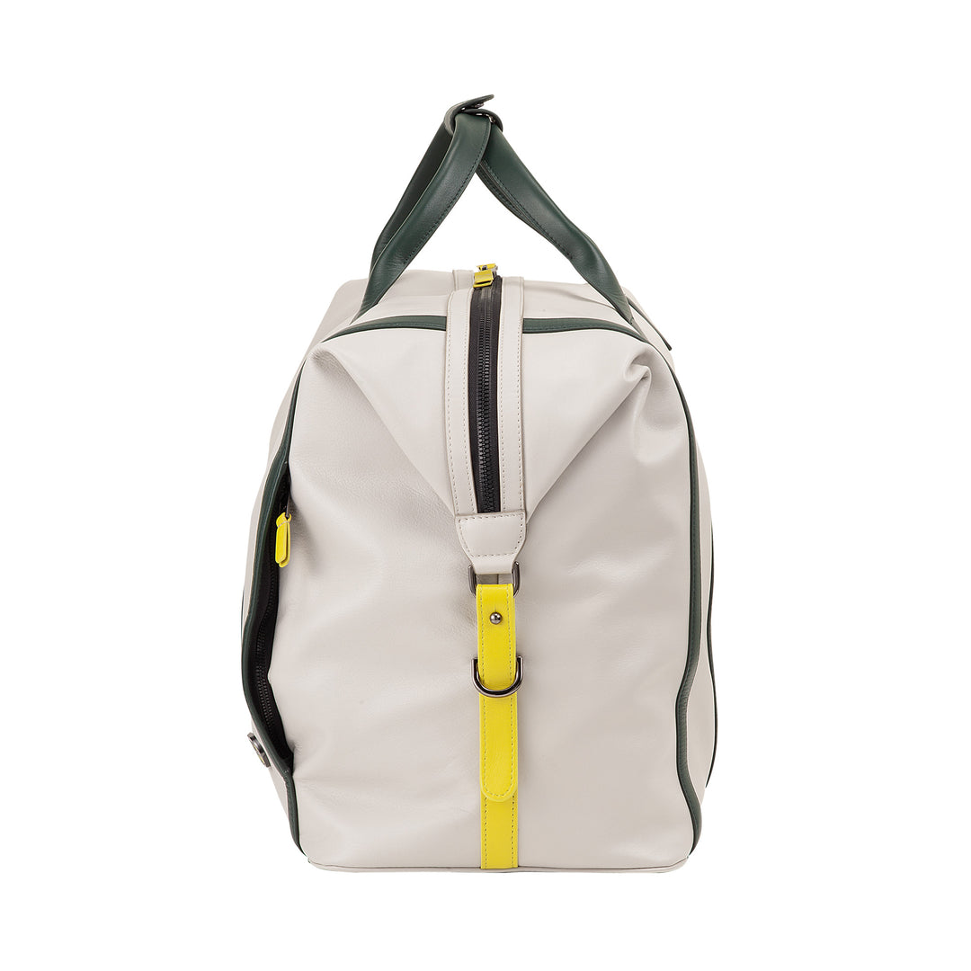 DUDU Sac de sport en cuir pour tennis, 28 litres, édition limitée, bandoulière amovible, fermeture éclair, week-end pour voyage, sac de sport en cuir