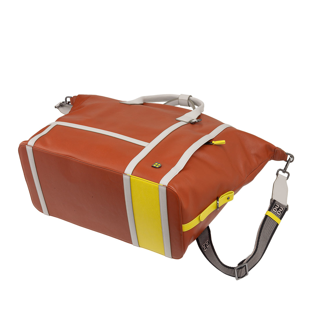 DUDU Bolsa de Deporte de Piel para Tenis y Gimnasio, 28 Litros, Edición Limitada, Correa Desmontable para el Hombro, Cierre con Cremallera, Weekender para Viajes, Bolsa Deportiva de Piel