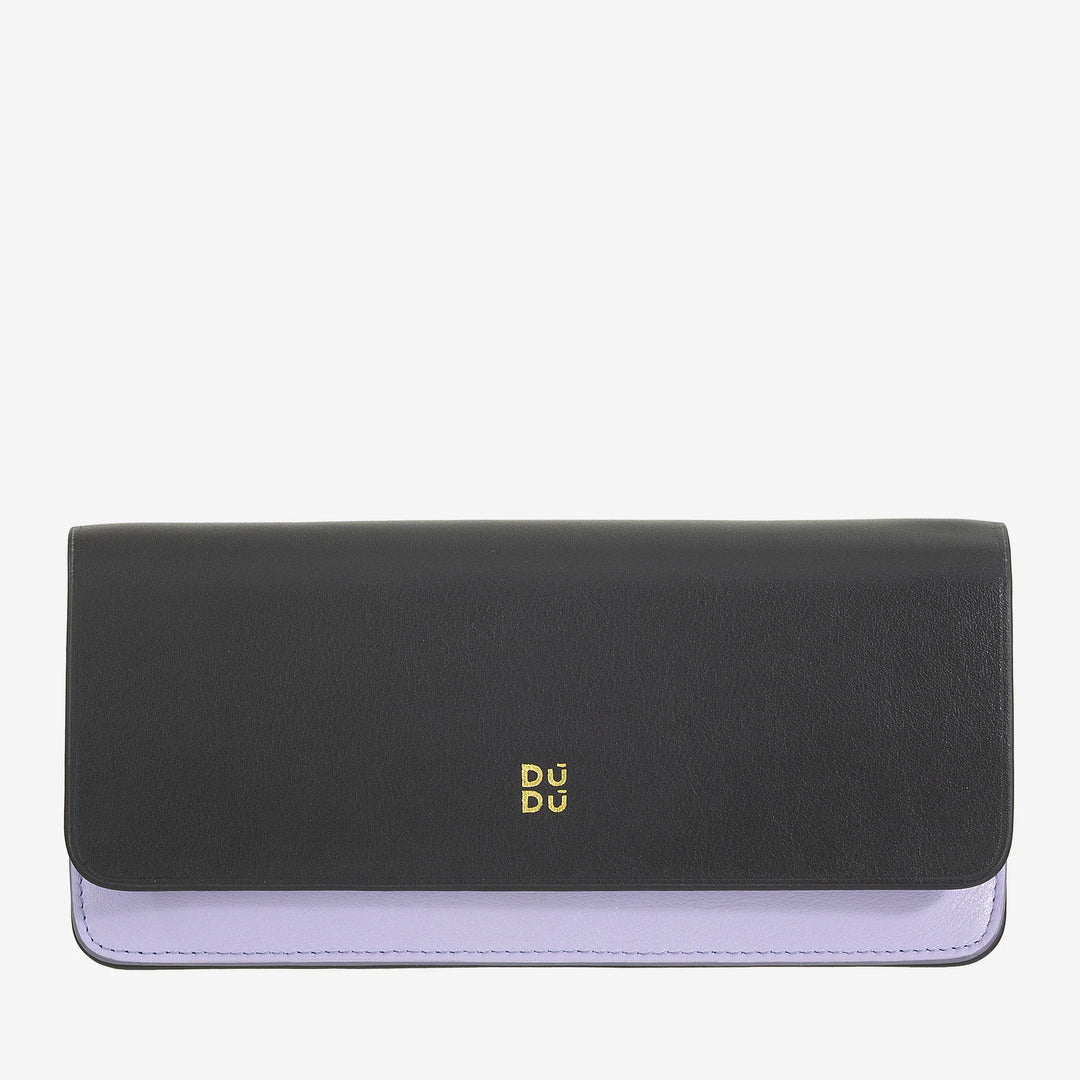 DUDU Estuche para Gafas y Gafas de Sol en Suave Cuero Genuino con Cierre Magnético, Colorido Estuche para Gafas