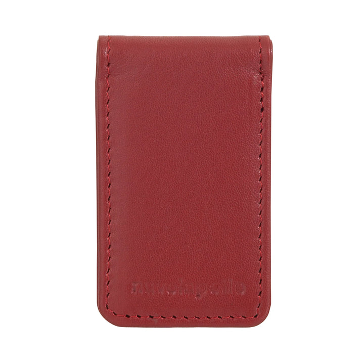 Nuvola Pelle Clip magnético para billetes de piel auténtica - Clip magnético para billetes para hombres y mujeres