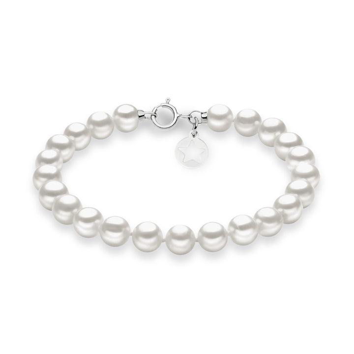 Comete Acquadolce Pearl Strand Bracelet in Gold BRQ109AM