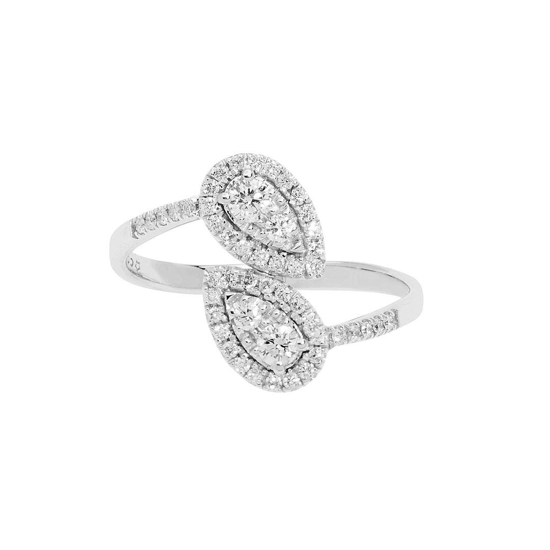 Comete Contrariè Ring in Gold and Diamonds ANB 2632