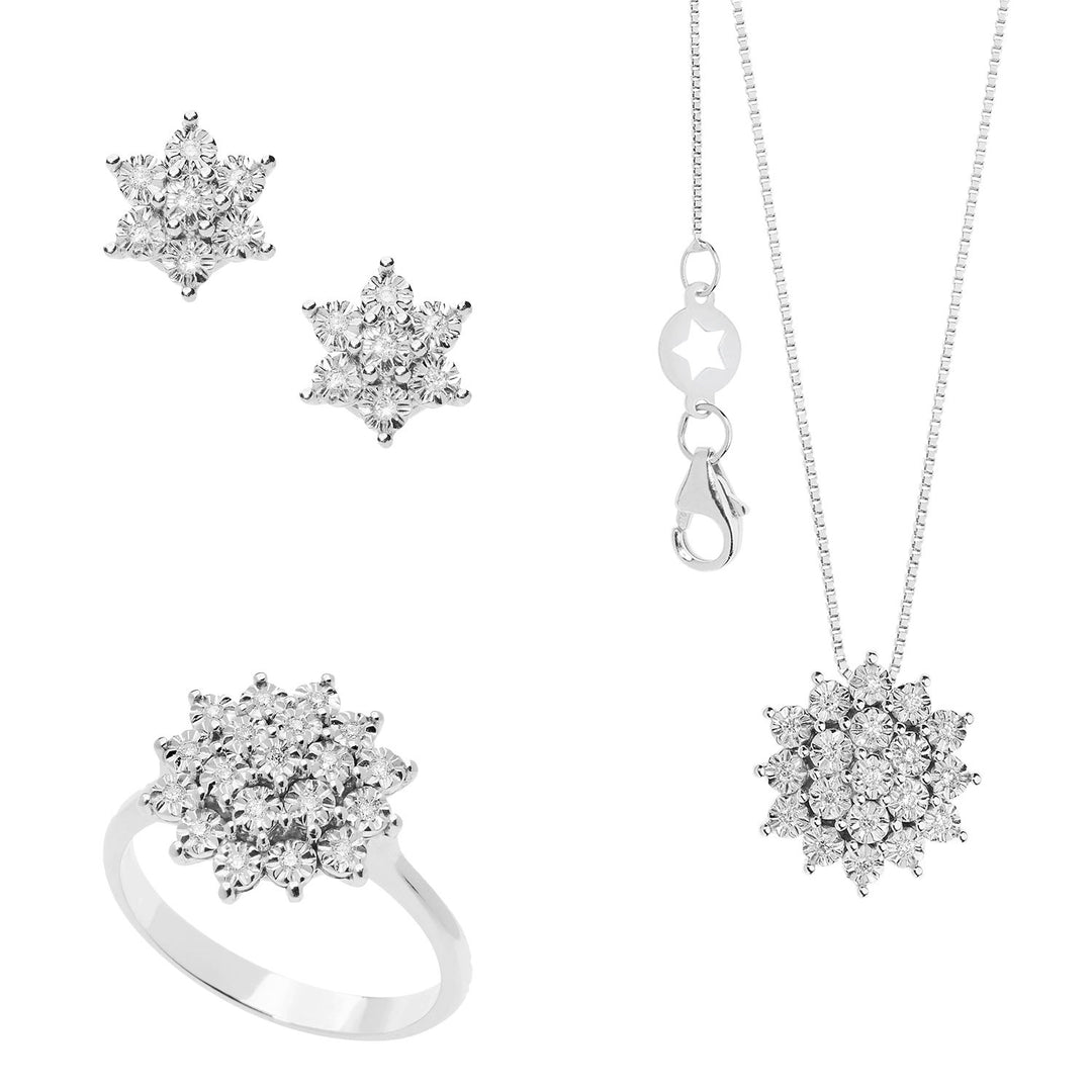 Collier, bague et boucles d&