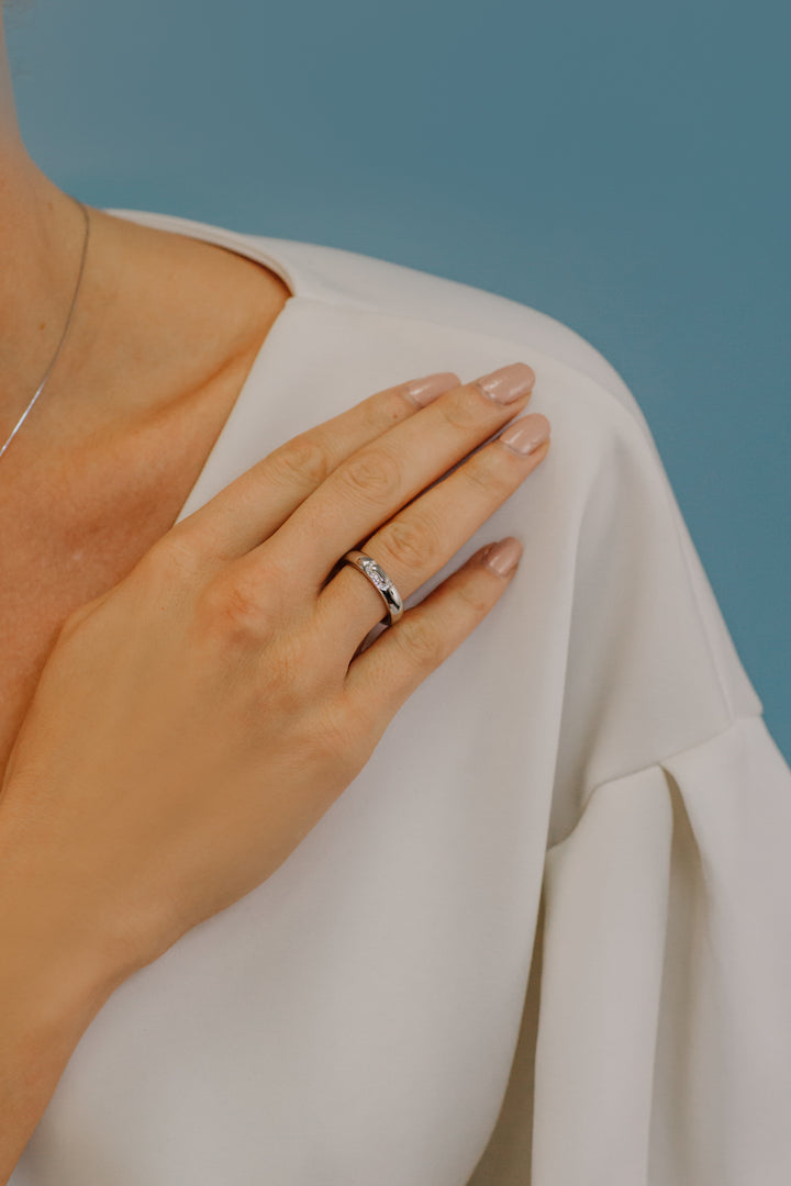 Anillo Comete Mujer Plata Corazón ANG110M11