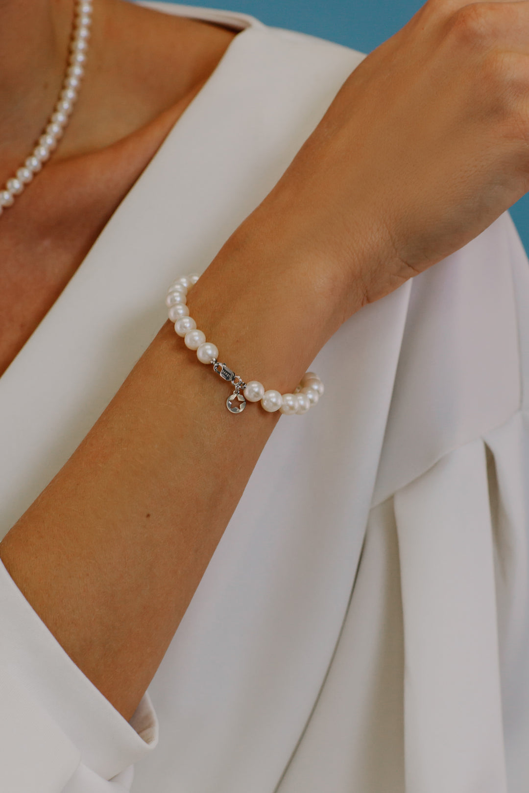 Comete Aquadolce Pearl Strand Bracelet in Gold BRQ111