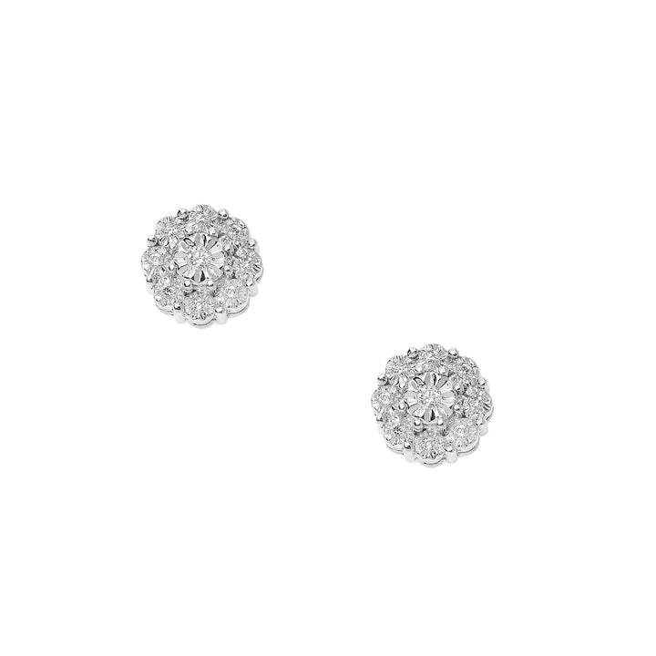 Comete Earrings in White Gold and Diamonds Moments ORB1075