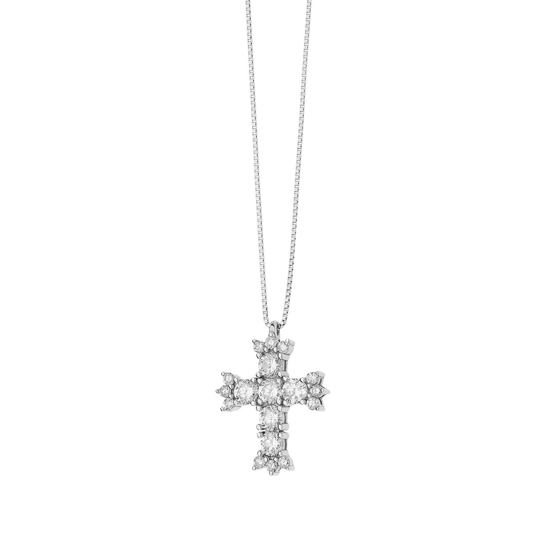 Collier Croix Comete Or et Diamants GLB1381