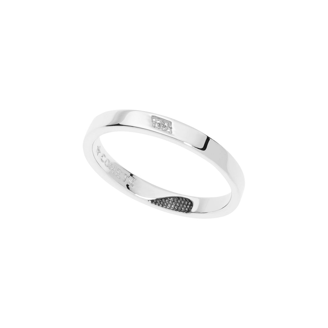 Comete Silver Ring Ring Internal Heart Woman ANG111M16