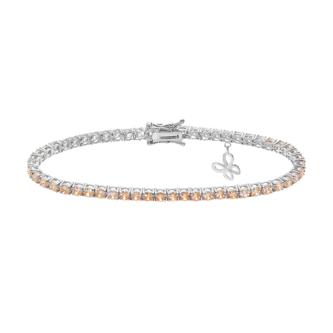 Comete Tennis in Silver and degradé crystals BRA170M16
