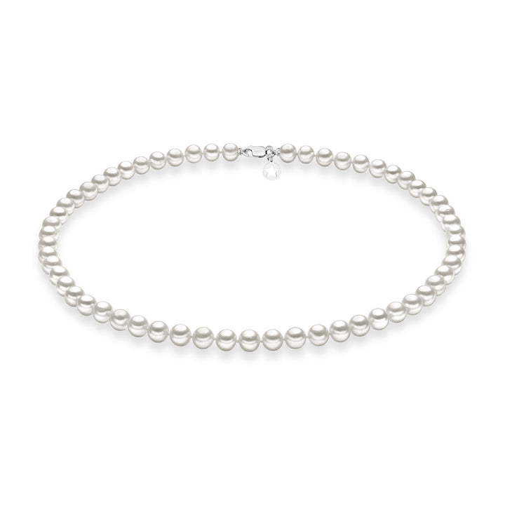Comete Necklace Freshwater Pearl Strand in Gold FWQ104