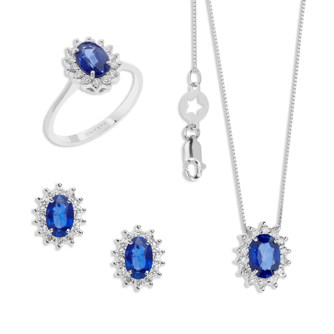 Collier, bague et boucles d&