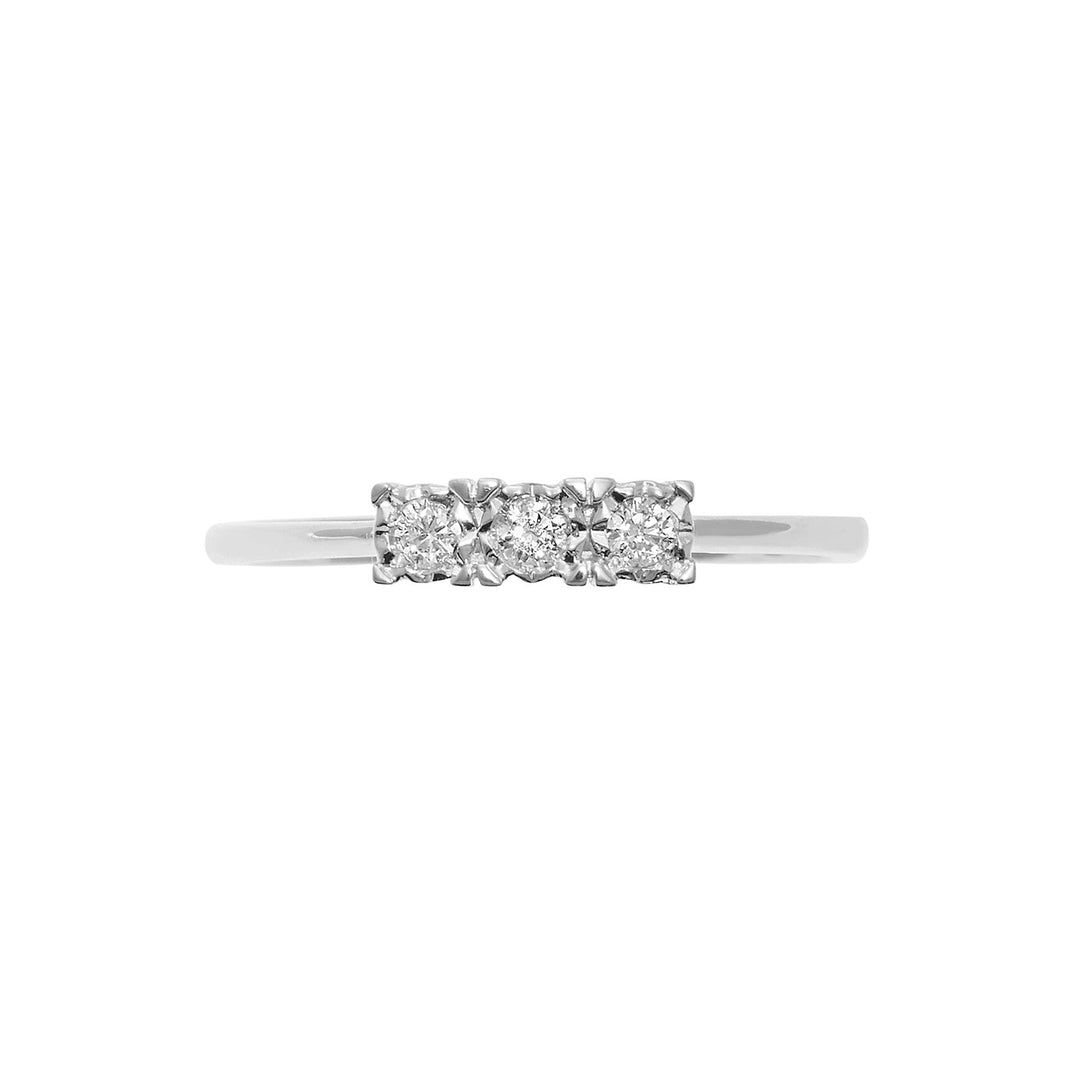 Comete Trilogy Ring in Gold and Diamonds ANB2643