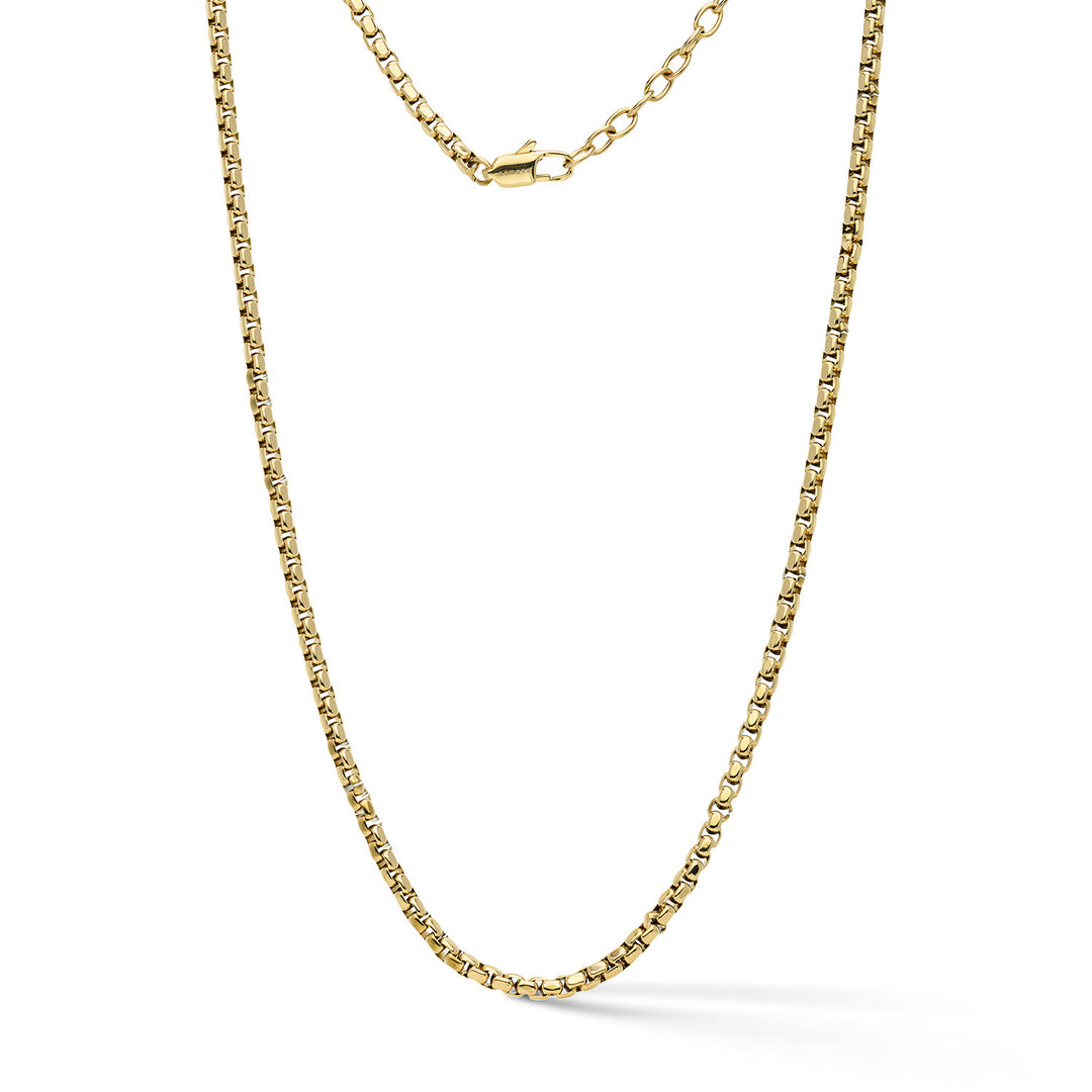 Comete Steel necklace with yellow PVD finish UGL778