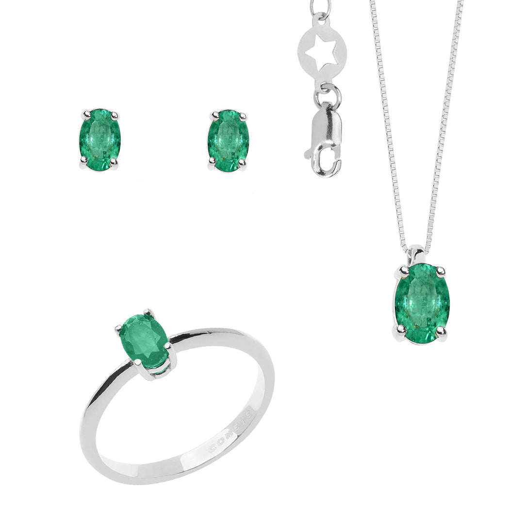 Tour de cou, bague et boucles d&