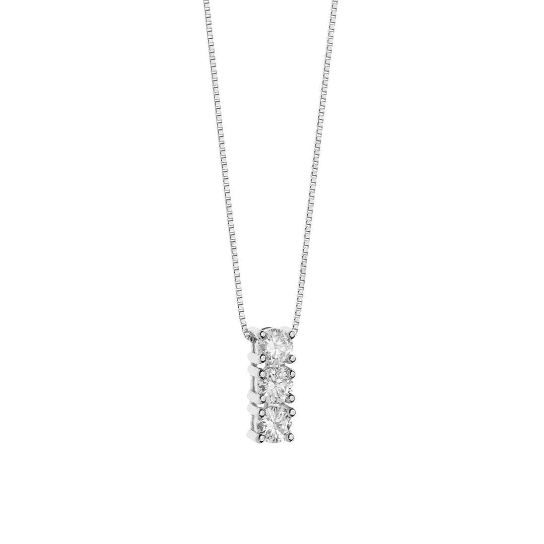 Comete Trilogy Necklace in Gold and Diamonds GLB1531