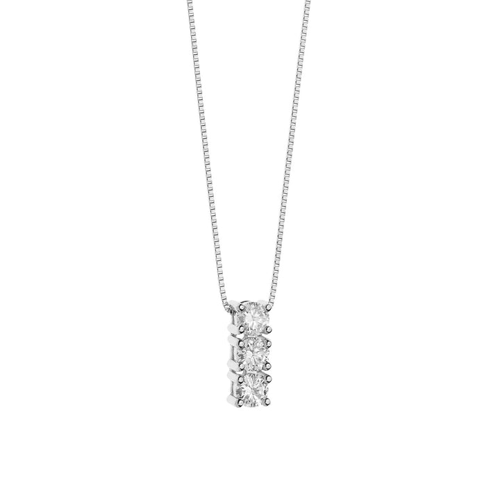 Comete Trilogy Necklace in Gold and Diamonds GLB1531