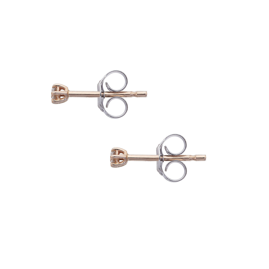 Comete Earrings in 750‰ white and rose gold and diamonds ORB1101