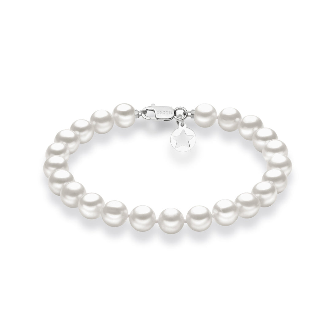 Comete Aquadolce Pearl Strand Bracelet in Gold BRQ111