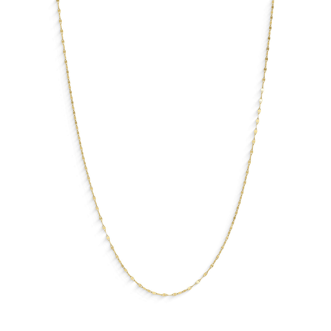 Comete Necklace in 375‰ yellow gold diam. chain 0.30mm KGLB1416
