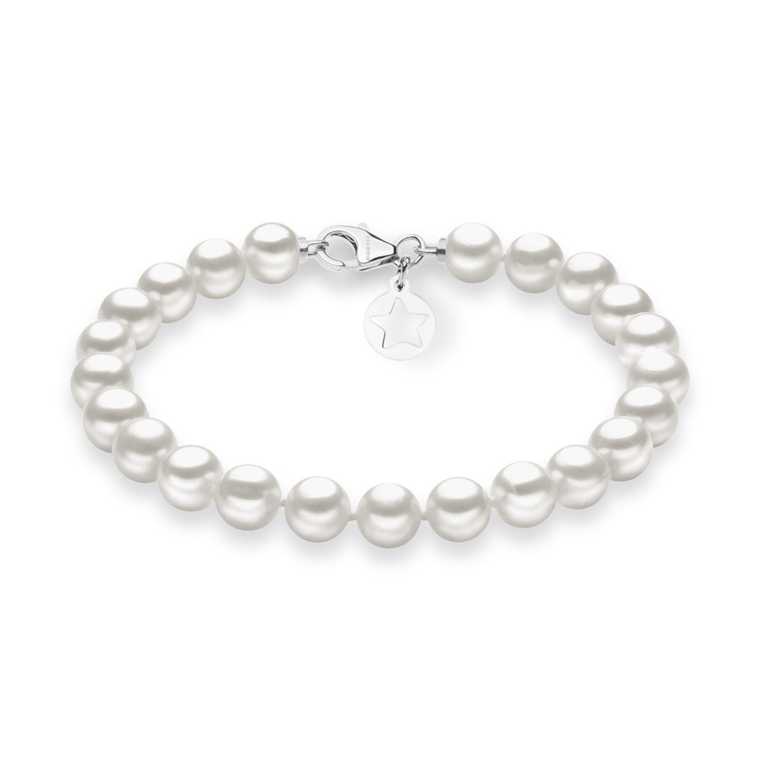 Comete Acquadolce Pearl Strand Bracelet in Gold BRQ112S