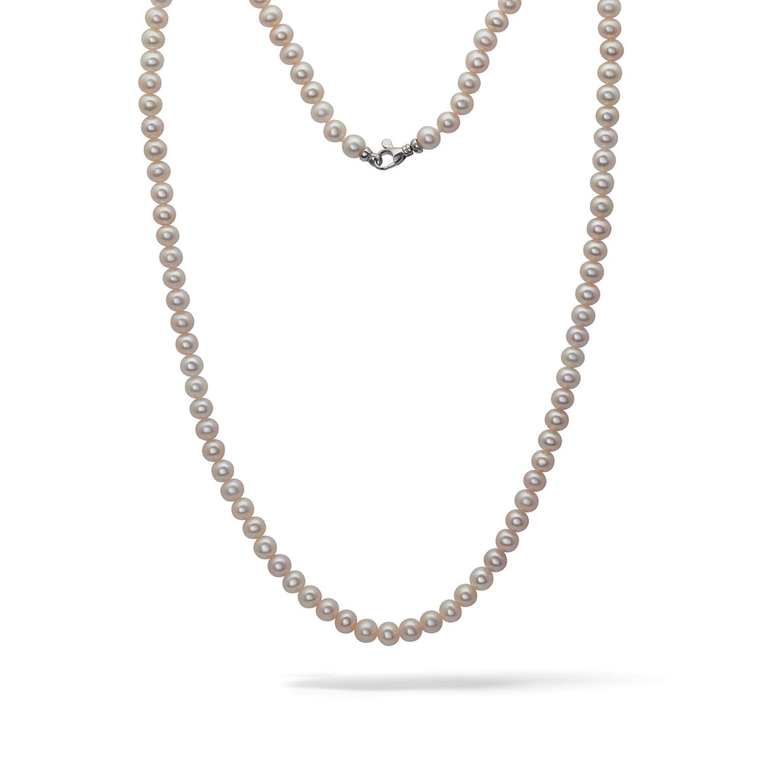 Comete Silver Necklace with Cultured Pearls UGL742M45