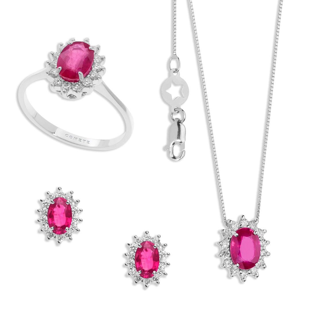 Collier, bague et boucles d&