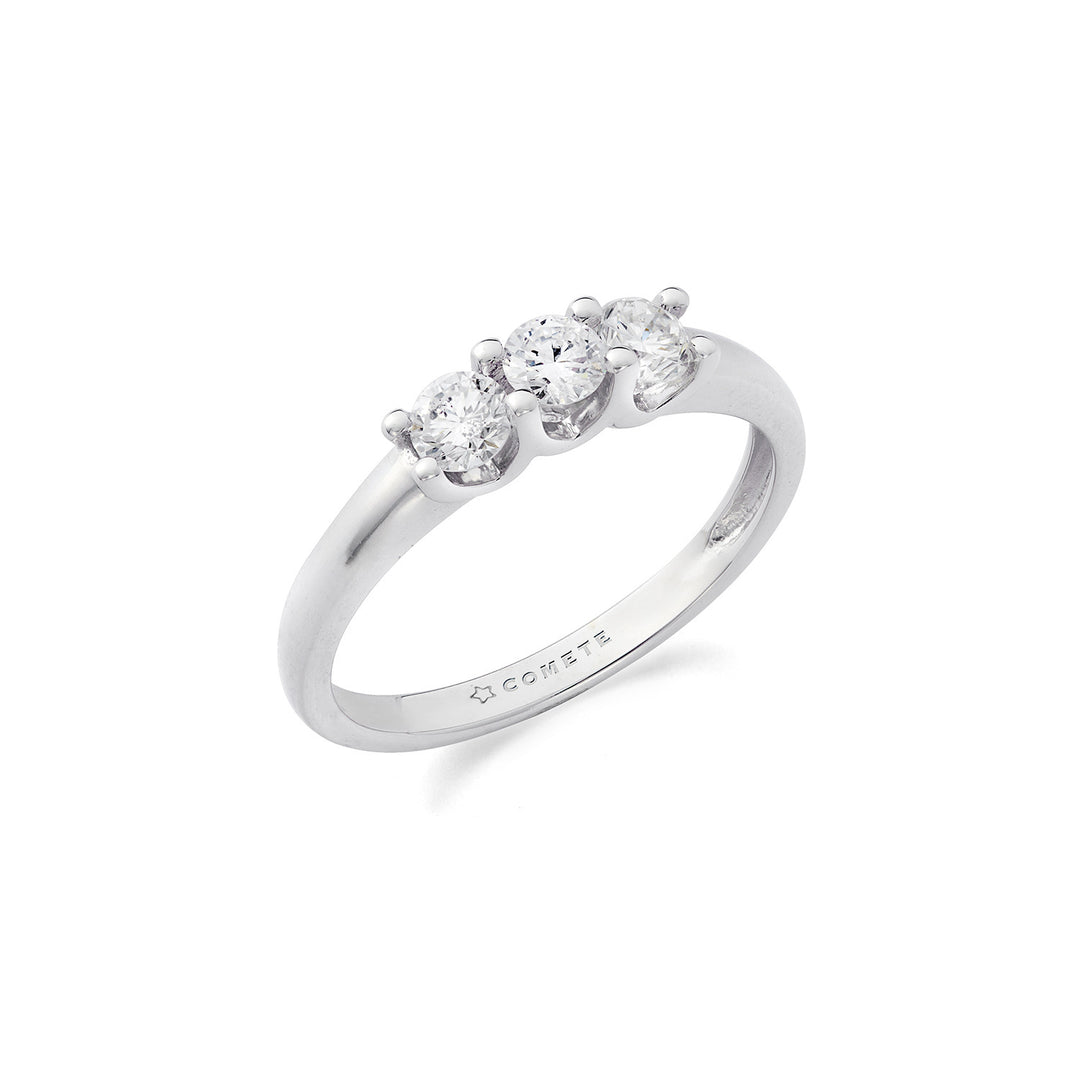 Comete Ring in 750‰ white gold and diamonds ANB2738