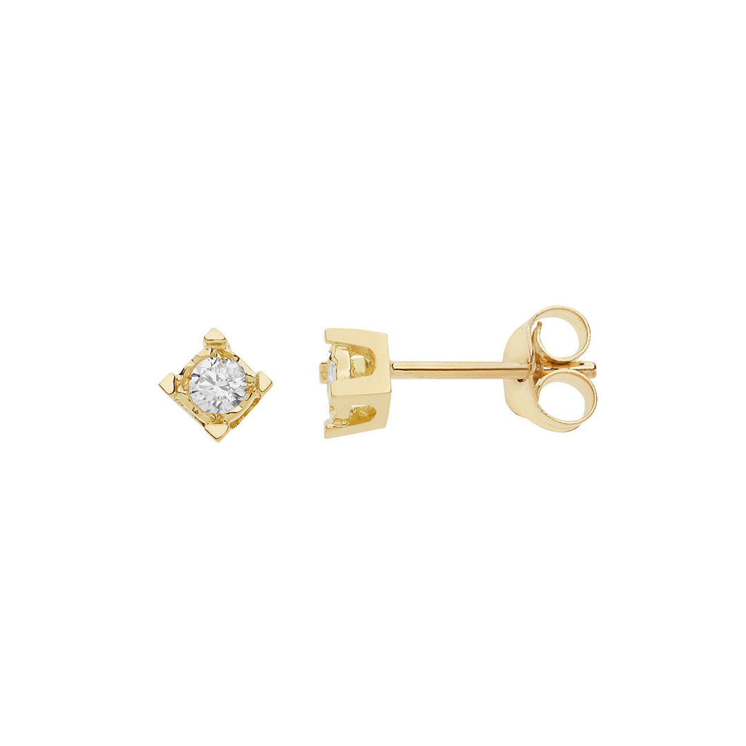 Comete Earrings Diamond light points in Gold and Diamonds ORB1004G