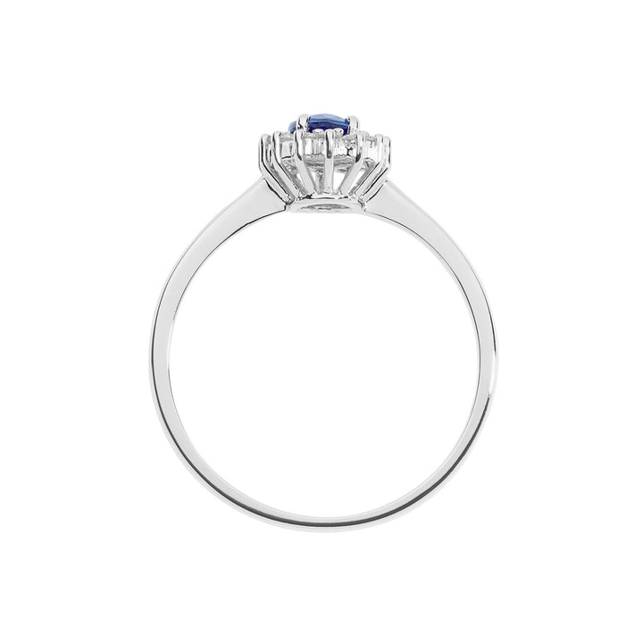 Comete Anello in Oro Diamanti e Smeraldo ovale ANB2571S3