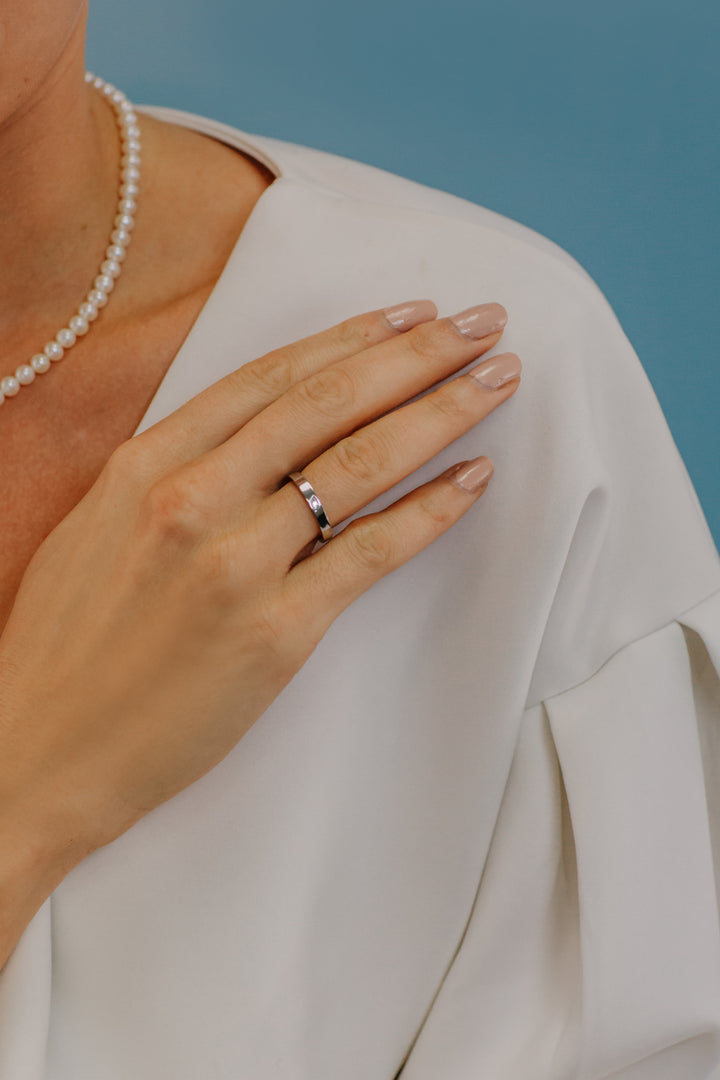 Comete Fedina in Argento Cuore interno Donna ANG111M11