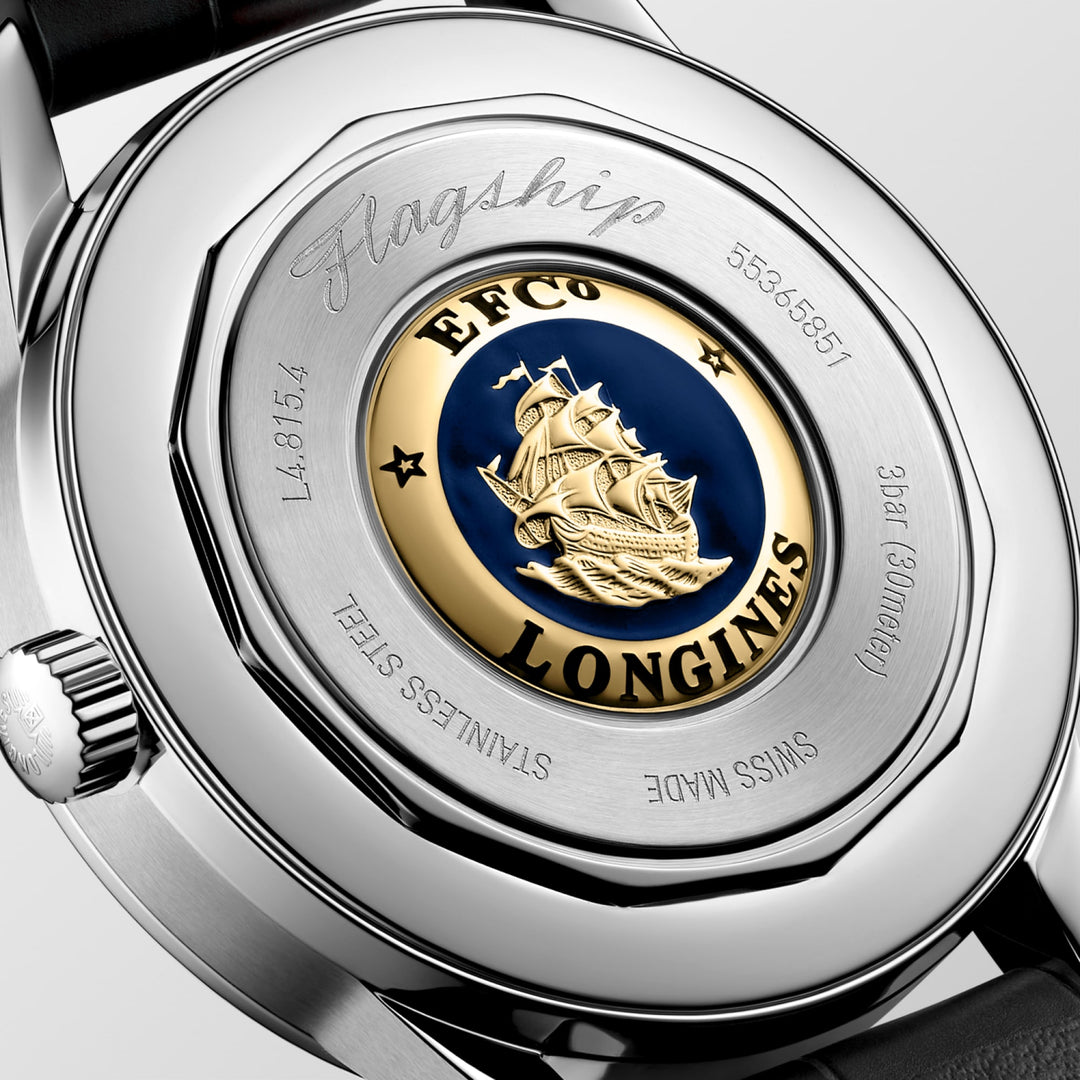 Longines orologio Flagship Heritage Moonphase 38.5 mm L4.815.4.02.2