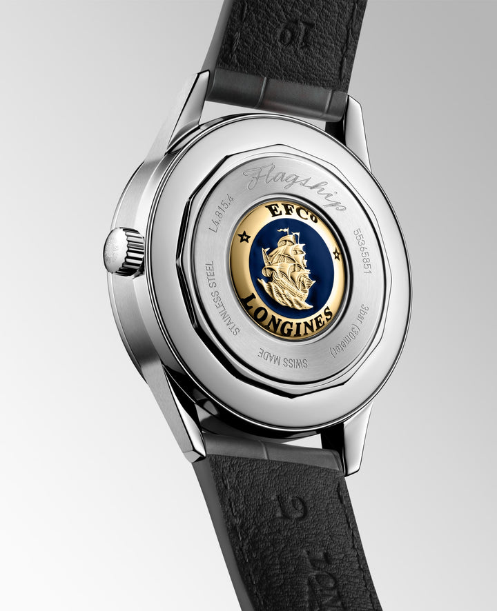 Longines orologio Flagship Heritage Moonphase 38.5 mm L4.815.4.52.2