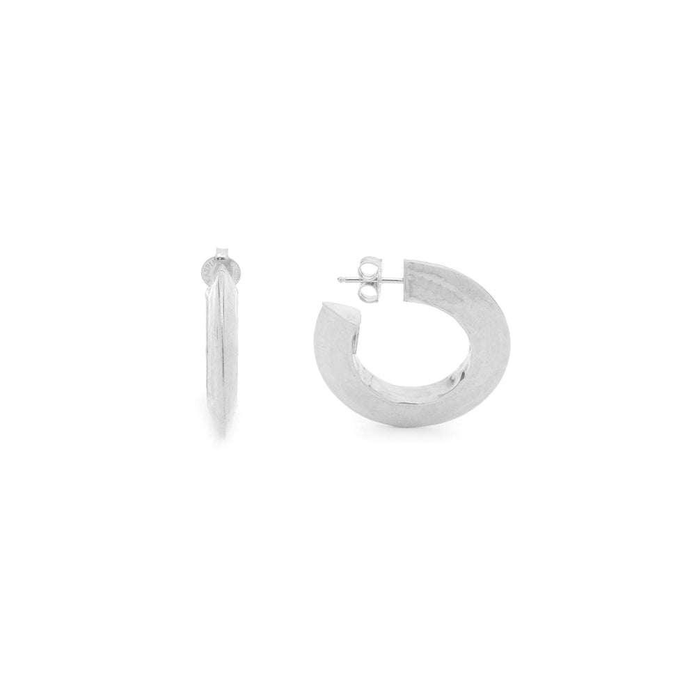 Giovanni Raspini Pendientes de aro Blade Piccoli plata 925 11778 - Capodagli 1937
