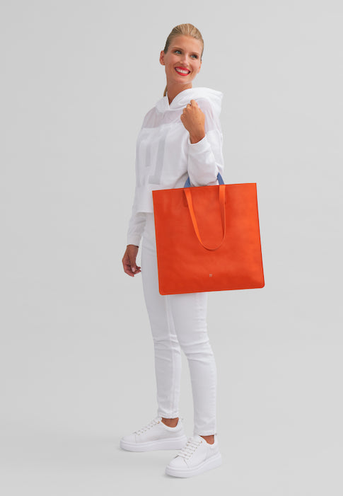 DUDU Bolso Grande Suave para Mujer, Bolso Shopping Tote en Piel de Color, Doble Asa, Elegante Bolso de Hombro, Bolso Grande