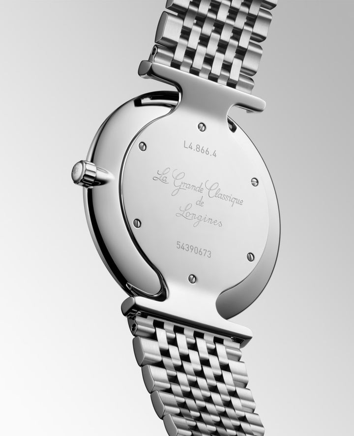 Reloj Longines La Grande Classique De Longines 38mm acero cuarzo blanco L4.866.4.11.6