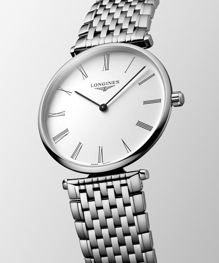 Reloj Longines La Grande Classique De Longines 38mm acero cuarzo blanco L4.866.4.11.6