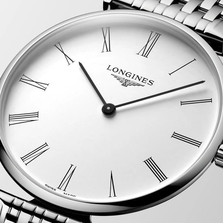 Reloj Longines La Grande Classique De Longines 38mm acero cuarzo blanco L4.866.4.11.6