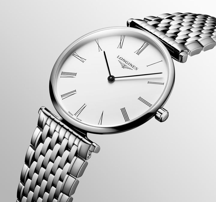 Reloj Longines La Grande Classique De Longines 38mm acero cuarzo blanco L4.866.4.11.6