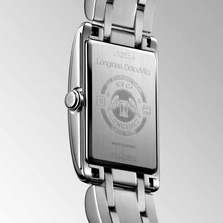 Longines DolceVita watch 20.80x32mm silver steel quartz L5.255.4.71.6