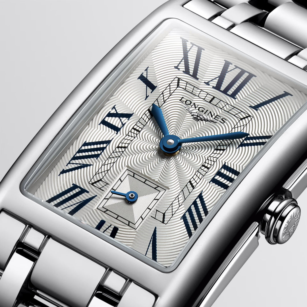 Longines DolceVita watch 23.30x37mm silver quartz steel L5.512.4.71.6