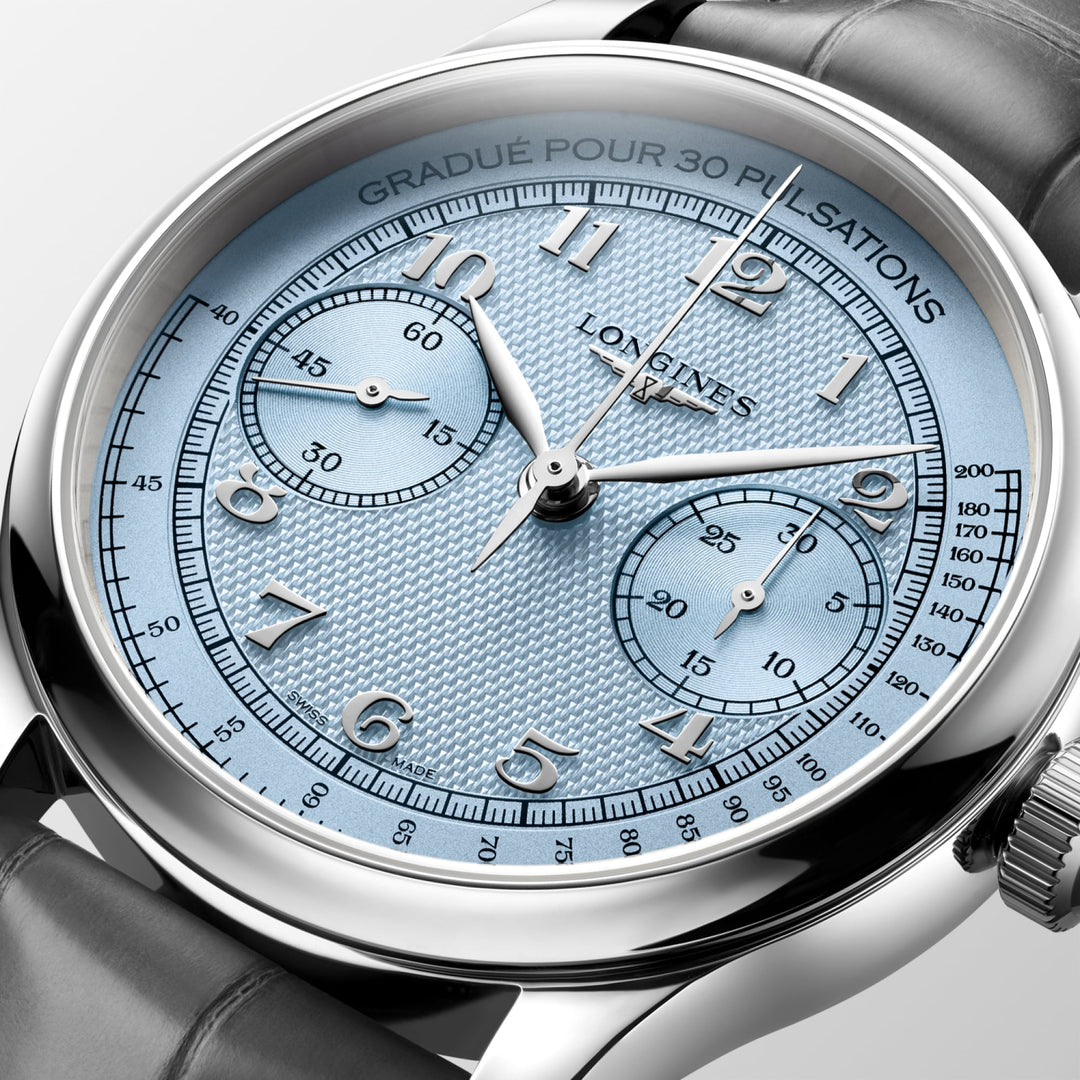 Longines orologio The Longines Master Collection Chrono Monopusher 41 mm L2.960.4.93.2