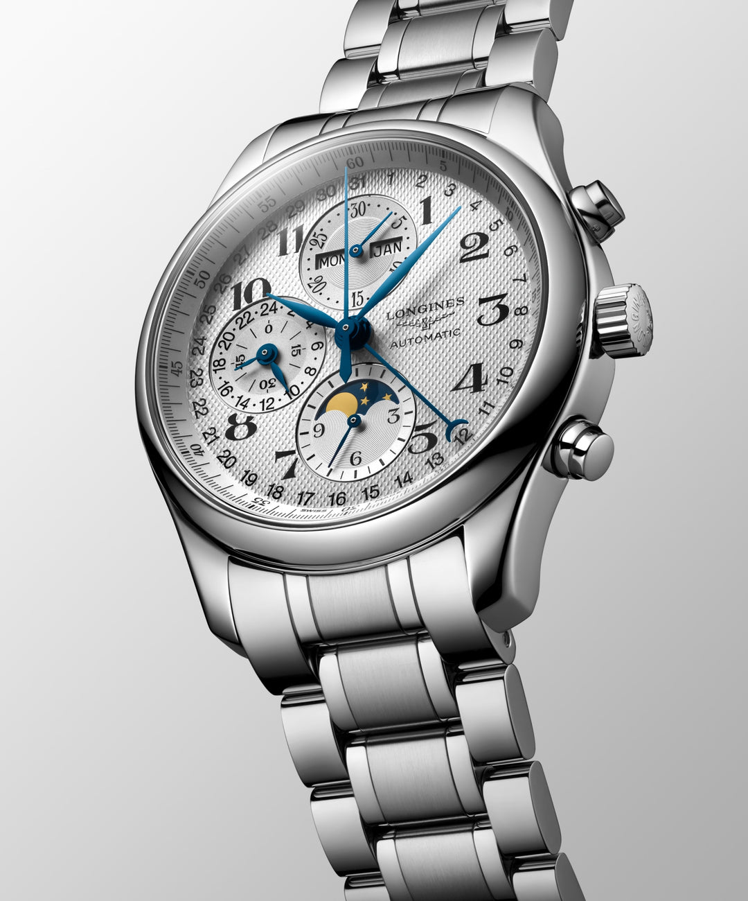 Longines orologio The Longines Master Collection Chrono Moonphase 42 mm L2.773.4.78.6