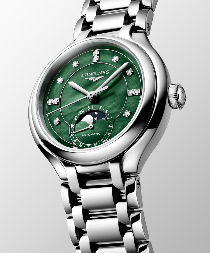 Longines orologio Longines Primaluna Moonphase 34 mm L8.126.4.07.6